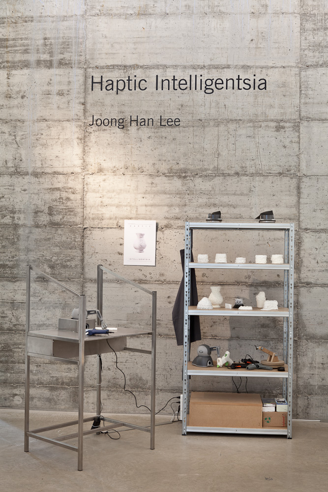 Joong Han Lee / Studio Homunculus, Haptic Intelligentsia, 2012–. Preview of exhibition ‘The Machine’ at Milan Design Week 2012. © Z33.