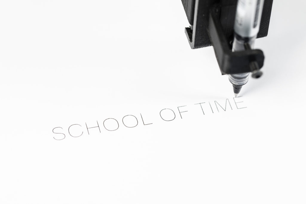 School of Time, photo by Kristof Vrancken, copyright z33 